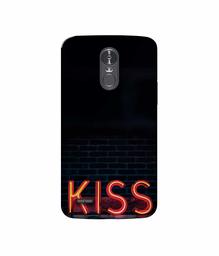 Amazon Brand - Solimo Designer Kiss 3D Printed Hard Back Case Mobile Cover for LG Stylus 3