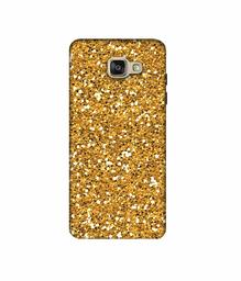 Amazon Brand - Solimo Designer Golden Sparkle 3D Printed Hard Back Case Mobile Cover for Samsung Galaxy A5 (2016)