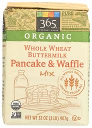 365 Everyday Value, Organic Whole Wheat Buttermilk Pancake & Waffle Mix, 32 oz