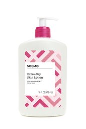 Amazon Brand - Solimo Extra-Dry Skin Lotion with Vitamins B5 & E, 16 Fluid Ounce