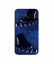 Amazon Brand - Solimo Designer Foot Impression 3D Printed Hard Back Case Mobile Cover for Samsung Galaxy S8 Plus