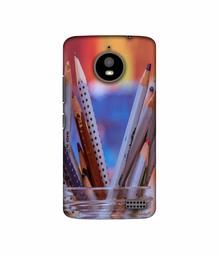 Amazon Brand - Solimo Designer Pencile 3D Printed Hard Back Case Mobile Cover for Motorola Moto E4