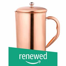 (Renewed) Amazon Brand - Solimo Copper Jug (Plain, 1750ml)