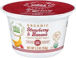 Whole Foods Market, Organic Strawberry & Banana Nonfat Greek Yogurt, 5.3 oz