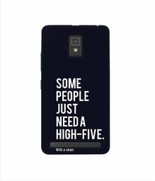 Amazon Brand - Solimo Designer High-Five 3D Printed Hard Back Case Mobile Cover for Lenovo A6600