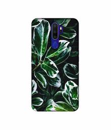 Amazon Brand - Solimo Designer Leaf Imperation 3D Printed Hard Back Case Mobile Cover for Oppo A9 (2020)