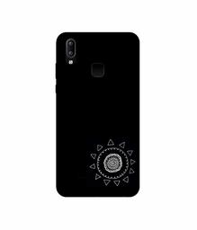 Amazon Brand - Solimo Designer Circle Pattern 3D Printed Hard Back Case Mobile Cover for Vivo Y95