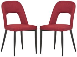 Amazon Brand – Rivet Florence Mid-Century Wide Open-Back Accent Dining Room Chairs, 18.8