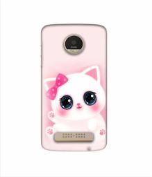 Amazon Brand - Solimo Designer Babby Kitty 3D Printed Hard Back Case Mobile Cover for Motorola Moto Z Play