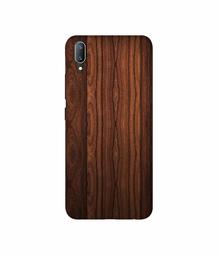 Amazon Brand - Solimo Designer Wooden Texture 3D Printed Hard Back Case Mobile Cover for Vivo V11 Pro