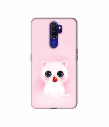 Amazon Brand - Solimo Designer Kitty 3D Printed Hard Back Case Mobile Cover for Oppo A9 (2020)