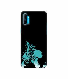 Amazon Brand - Solimo Designer Lady Vector N 3D Printed Hard Back Case Mobile Cover for Realme C3