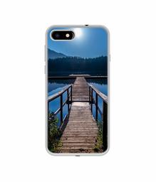 Amazon Brand - Solimo Designer Wooden Beach UV Printed Soft Back Case Mobile Cover for Micromax Canvas 1 2018