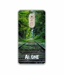 Amazon Brand - Solimo Designer Alone UV Printed Soft Back Case Mobile Cover for Lenovo K6 Note