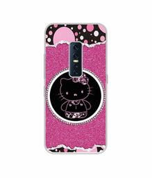 Amazon Brand - Solimo Designer Kitty with Glitter UV Printed Soft Back Case Mobile Cover for Vivo V17 Pro