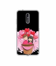 Amazon Brand - Solimo Designer Boy and Girl UV Printed Soft Back Case Mobile Cover for Nokia 3.2