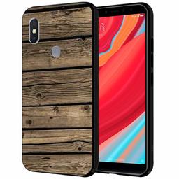 Amazon Brand - Solimo Designer Wooden Texture Printed Hard Back Case Mobile Cover for Xiaomi Redmi Y2 (D204)