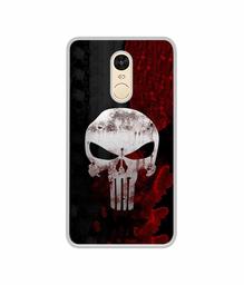 Amazon Brand - Solimo Designer Punisher Skull UV Printed Soft Back Case Mobile Cover for Mi Redmi Note 4