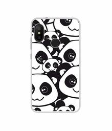 Amazon Brand - Solimo Designer Panda Texture UV Printed Soft Back Case Mobile Cover for Mi Redmi 6 Pro