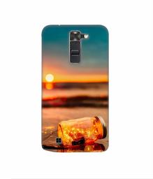 Amazon Brand - Solimo Designer Jar at Sea Serface 3D Printed Hard Back Case Mobile Cover for LG K7