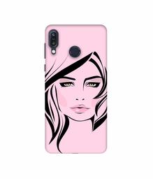 Amazon Brand - Solimo Designer Pink Lady Pattern 3D Printed Hard Back Case Mobile Cover for Asus Zenfone Max M1 ZB555KL