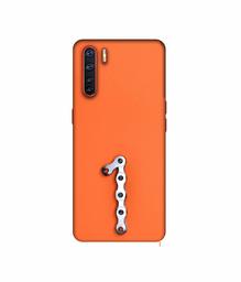 Amazon Brand - Solimo Designer Number One 3D Printed Hard Back Case Mobile Cover for Oppo A91