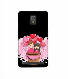 Amazon Brand - Solimo Designer Boy and Girl 3D Printed Hard Back Case Mobile Cover for Lenovo A6600