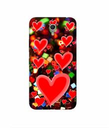 Amazon Brand - Solimo Designer Heart Texture on Glitters 3D Printed Hard Back Case Mobile Cover for Lenovo ZUK Z1