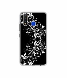 Amazon Brand - Solimo Designer Flower Art Pattern UV Printed Soft Back Case Mobile Cover for Vivo U20