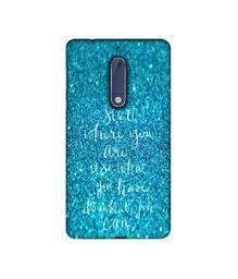 Amazon Brand - Solimo Designer Start were You are 3D Printed Hard Back Case Mobile Cover for Nokia 5