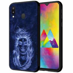 Amazon Brand - Solimo Designer Lord Shiva Printed Hard Back Case Mobile Cover for Samsung Galaxy M20