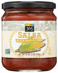 365 Everyday Value, Black Bean & Corn Salsa, 16 oz