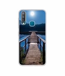 Amazon Brand - Solimo Designer Wooden Beach UV Printed Soft Back Case Mobile Cover for Vivo U10