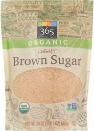 365 Everyday Value, Organic Light Brown Sugar , 24 oz