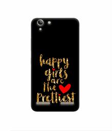 Amazon Brand - Solimo Designer Happy Girls are The Prettiest 3D Printed Hard Back Case Mobile Cover for Lenovo Vibe K5