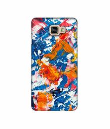 Amazon Brand - Solimo Designer Wax Color Mash On Canvas 3D Printed Hard Back Case Mobile Cover for Samsung Galaxy A9 Pro