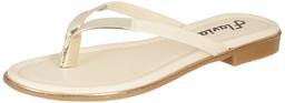 Flavia Women's Cream Fashion Slippers-6 UK (38 EU) (7 US) (FL161/CRM)