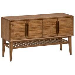 Amazon Brand – Rivet Ian Mid-Century Modern Wood Buffet Bar Cabinet Credenza, Brown