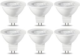 AmazonBasics LED GU5.3 MR16 Spotlight Bulb, 4.5W (Equivalent to 35W), Warm White- Pack of 6