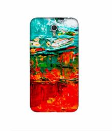 Amazon Brand - Solimo Designer Green and Orange Glass Color 3D Printed Hard Back Case Mobile Cover for Lenovo ZUK Z1