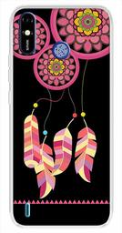 Amazon Brand - Solimo Designer Multicolor Dream Catcher Black Printed Soft Back Case Mobile Cover for Tecno Spark Go Plus