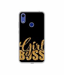 Amazon Brand - Solimo Designer Sparkle Girl Boss UV Printed Soft Back Case Mobile Cover for Huawei Honor 8A