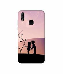 Amazon Brand - Solimo Designer Kiss-ing Couple 3D Printed Hard Back Case Mobile Cover for Vivo Y95