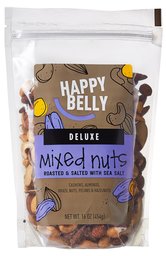 Amazon Brand - Happy Belly Deluxe Mixed Nuts, 16 Ounce