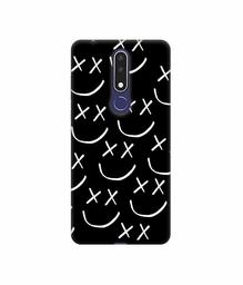 Amazon Brand - Solimo Designer Cross Texture 3D Printed Hard Back Case Mobile Cover for Nokia 3.1 Plus