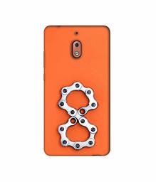 Amazon Brand - Solimo Designer Number Eight 3D Printed Hard Back Case Mobile Cover for Nokia 2.1