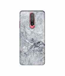 Amazon Brand - Solimo Designer Grayish Marble 3D Printed Hard Back Case Mobile Cover for Poco X2 / Mi Redmi K30