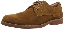 206 Collective Amazon Brand Men's Barnes Suede Casual Oxford, Chesnut, 10.5 D US