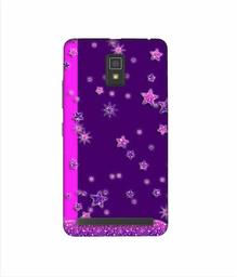 Amazon Brand - Solimo Designer Sparkling Stars 3D Printed Hard Back Case Mobile Cover for Lenovo A6600