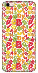 Amazon Brand - Solimo Designer Alphabet Pattern Design 3D Printed Hard Back Case Mobile Cover for Apple iPhone 6s Plus